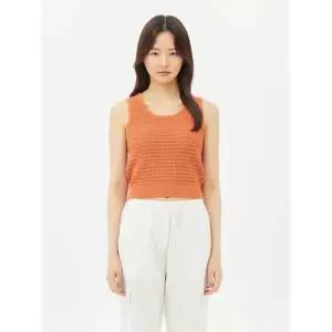 탑텐 TOPTEN 여성) 크로셰 U넥 스웨터 베스트_MSE2ES2001 MSE2ES2001 197013