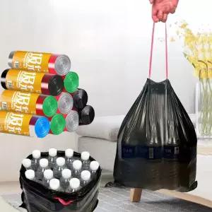 롤형 끈달린 분리수거 쓰레기봉투/재활용/비닐/배정/평판/속지/쓰래기/가정용/회사/사무실/오피스