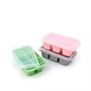 스내지 위생 뚜껑 미니 얼음틀 6구(3P세트) 제빙기 아이스 트레이 몰드 큐브