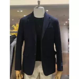 [킨록바이킨록앤더슨](광주신세계)킨록 프리미엄 캐시미어 100% 원단 슬림핏 네이비 캐주얼 재킷 CIJ21