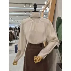 [리안뉴욕]S/S 백리본하이넥블라우스 RUAWBLGA03A[35713822]