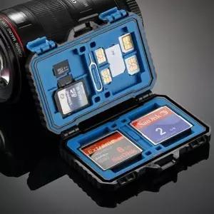 sd 카드 보관함 카메라 액세서리 케이스 메모리 카드 보관함 액세서리함 스토리지 카라비너 데이터 휴대용