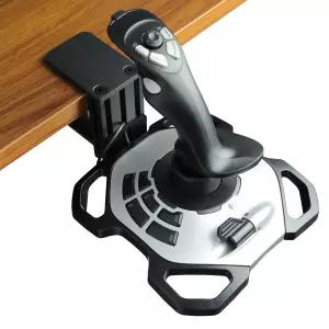 웰메이트 클램프 온 데스크 마운트 비행 시뮬레이션 조이스틱용 로지텍 G 익스트림 3D PRO 조이스틱 호환