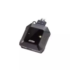에이텐 US3312 USB-C DisplayPort 케이블 2포트 KVM 스위치