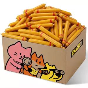 노브랜드 간식소시지 54개(개별포장) 대용량 낱개포장 과자 사무실 간식