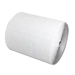 벽지 화이트 곰팡이 폼블럭 방음 단열 습기 방지 보온 알뜰 입체 30M 3D입체벽지 풀바른