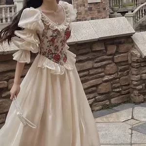 코스프레대여 교복몰 유럽풍 빈티지 프릴 드레스 코스프레 컨셉의상