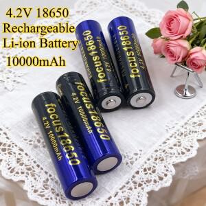10000mAh 4.2V 18650 충전식 리튬 이온 배터리 장난감 RC 자동차용 고용량 스티커 강력한 접착 뒷면