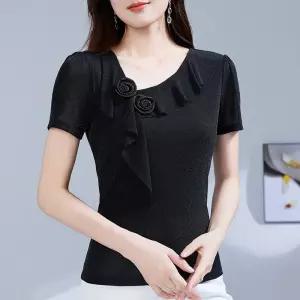 라인댄스복 줌바댄스옷 사교 왈츠 라틴 방송 댄스스포츠 상의 공연복