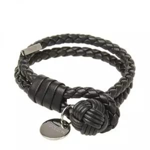 [보테가베네타] 블랙 인트레치아토 나파 팔찌 113546 V001D 1000 112842554