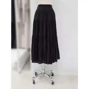 [갤러리아] [SOUP] 밴딩 티어드 롱 스커트 SC3SR30