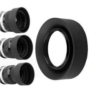 디지털 필름 카메라 3방향 고무 49MM 접이식 52MM 58MM 후드 55MM 62MM 77MM 72MM 67MM