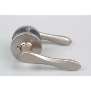 현대디엘 3100L 플러스 그레이 욕실용 방문도어락 레버실린다 튜블러형 방문손잡이