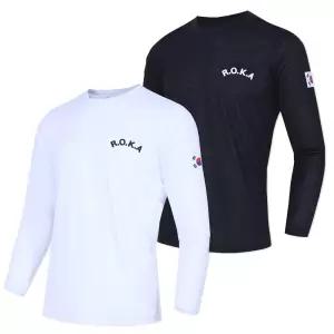 봄 여름 로카티 긴팔 정품 px roka 코리아 아미 티셔츠 태극기 쿨티 군인옷