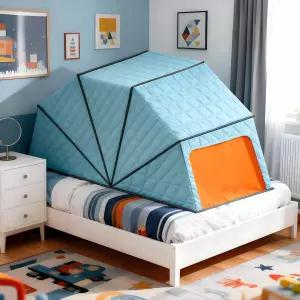 암막 수면텐트 2인용 난방 온열돔 맞춤형 다크블루 힐링