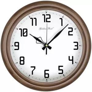 앤틱 무소음 교육용 벽시계 32.5cm 월넛/공부방/교무실/교실/교실용/교육/분/표시/시간/아동방/아이방/작은