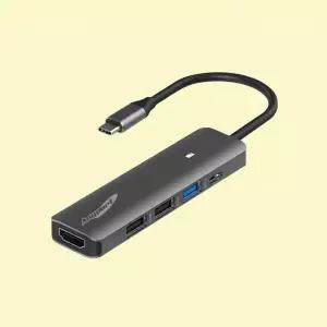 C타입 5in1 멀티허브 PD100W 4K HDMI 미러링 USB 3.0 닌텐도스위치 덱스 호환 노트북 태블릿 변환 젠더