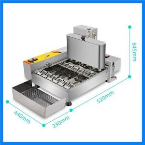 NP-6 자동 도넛 기계 미니 성형 6 행 상업용 튀김
