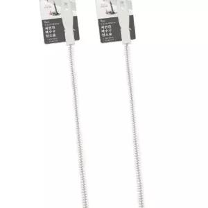 우유백 배수구 머리카락솔 제거 2P 이물질 뚫기 롱브러쉬 뚫는 45cm 청소솔 세면대회오리솔