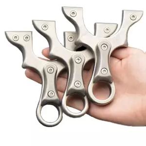 티타늄 전문가용 새총방아쇠뭉치 고정밀 없음 메탈 시력