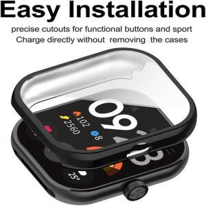 샤오미 레드미 워치용 소프트 TPU 케이스, 액티브 라이트 커버, 샤오미 레드미 워치 5, 4, 3 스마트 워치