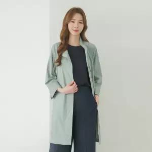 [PAT 여성] 나일론 혼방 하이넥 코트_1I41101