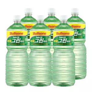 [내일도착] 불스원 RainOK 에탄올 그린워셔, 6개