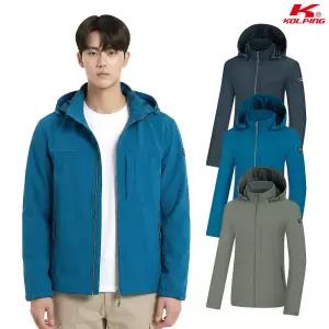 콜핑 남성 봄 방수 방풍 벨크로 소매 후드 스트링 등산 바람막이 자켓 2361JK332M