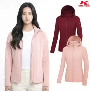 콜핑 여성 봄 방수 방풍 벨크로 소매 후드 스트링 등산 바람막이 자켓 2361JK332W