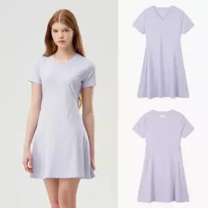 [롯데백화점]르꼬끄 여성 쿨코테 골지 브이넥 원피스 QP222OOP42_WPP