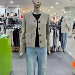 시슬리/애플아울렛/헤링본 브이넥 자켓 SAJKE1511