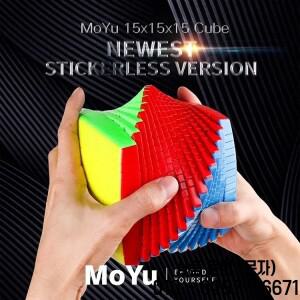 MoYu MFJS MeiLong 매직 스피드 큐브 스티커리스 전문 피젯 장난감 15x15 퍼즐