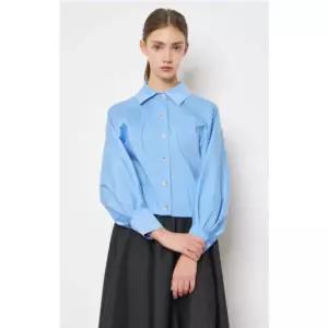 [케네스레이디](하남점)KENNETH LADY 웨스트 크롭 블라우스 ( EWBLPC0400)