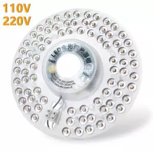 LED 패널 조명 천장 모듈 220V 110V 팬 키트 20W 40W 60W 100W 라운드 교체 보드