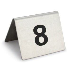 테이블번호판 숫자 레스토랑 예약석 번호표 양면