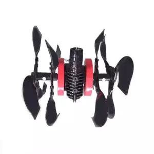 벌초기 로타리 헤드 밭갈이 예초기 날 고랑파기 1 직선 블레이드 호잉 휠 어셈블리