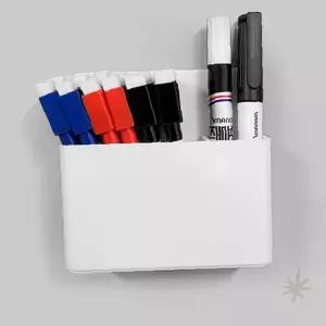 화이트보드 마커 펜 보관 자석 부착 수납 케이스 냉장고 칠판 벽면 거치 문구