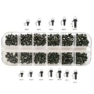 레노버 도시바 게이트웨이 삼성 IBM 델 소니 에이서 에이수스 SSD 하드 디스크 SATA SSD M.2용 이지카고 240pcs 12사이즈 노트북 나사 키트, 노트북 컴퓨터 교체 나사 모음 키트, M2 M2.5 M3