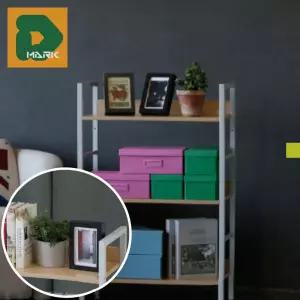 심플한 책장선반 장식장 주방용 거실용 3단선반 선반장 정리 다용도 수납 가구 선반 조립식 활용 공간