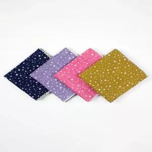 마리엔느 별과달 핀코트 레이스 면 손수건 스카프