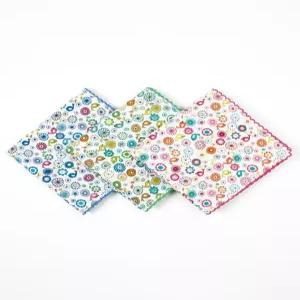 마리엔느 큐티 버드 핀코드 레이스 면 손수건 스카프