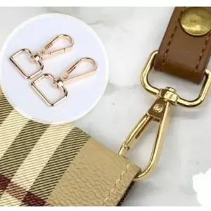 [프로셀러] 1쌍 골드 2cm용 D링 가방 연결고리 가방 부속 키링 가