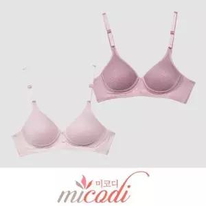 [라일리의류] Rly (미코디) 와플 텍스처 풀컵 노와이어 B컵 브라