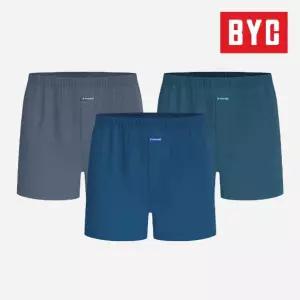 BYC 남성 스포츠 3매입 박서팬티 기능성 트렁크팬티 MPI2403