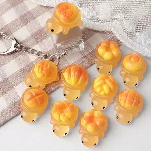 싼비즈 [6423-18]아크릴 키캡파츠 탑꾸재료 빵부기 행운거북이 16.5x24mm 랜덤발송 ,1개