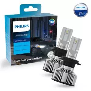 필립스 합법인증 LED전조등 얼티논프로 3002 H7