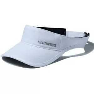 시마노 낚시 모자 썬캡 CA-082Z 슬림 선 바이저 M 화이트 158505