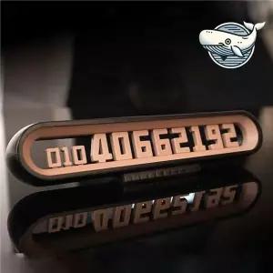 [골드스마일]차량용 주차번호판 전화번호 알림판 3D 디자인