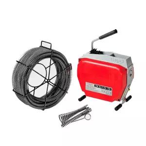 록스 RK-700 전동청소기 1/2마력 관통기 배관청소 하수구청소 16mmx20M스프링포함