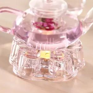 내열 유리 티워머 차워머 티팟 티포트 워머 차데우기